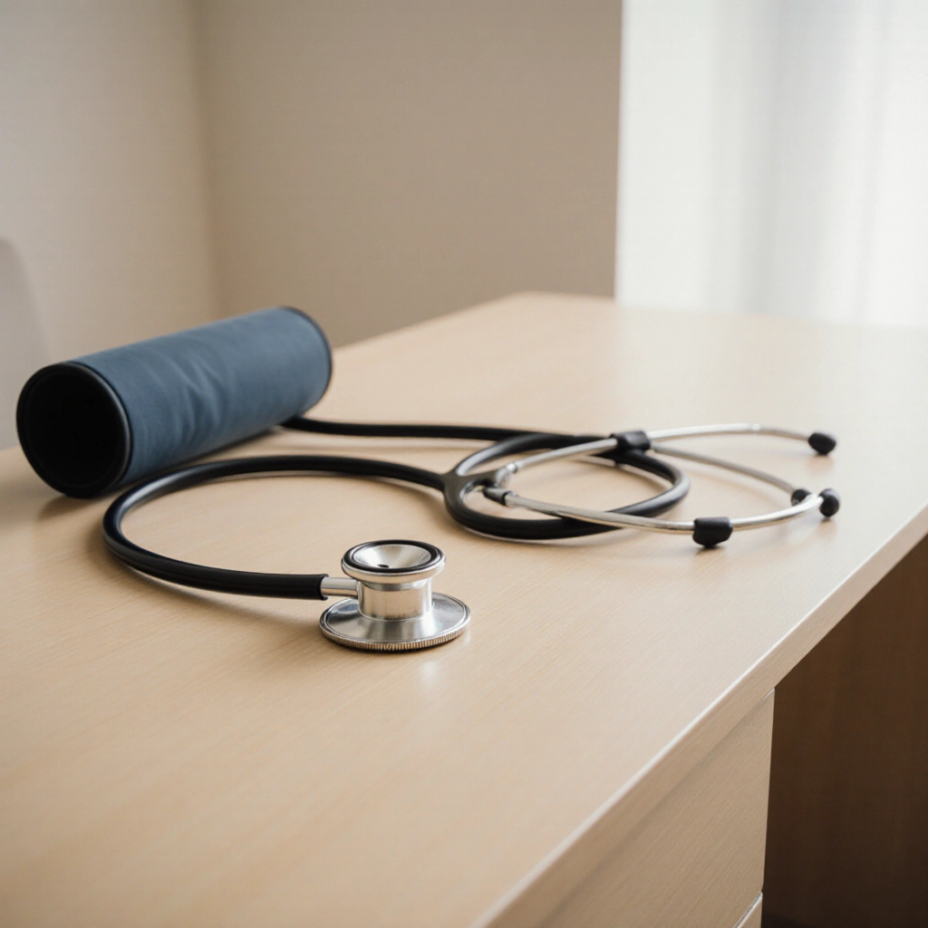 Material médico en consulta de medicina general, imagen de apoyo para el servicio de Medicina general con cita previa.